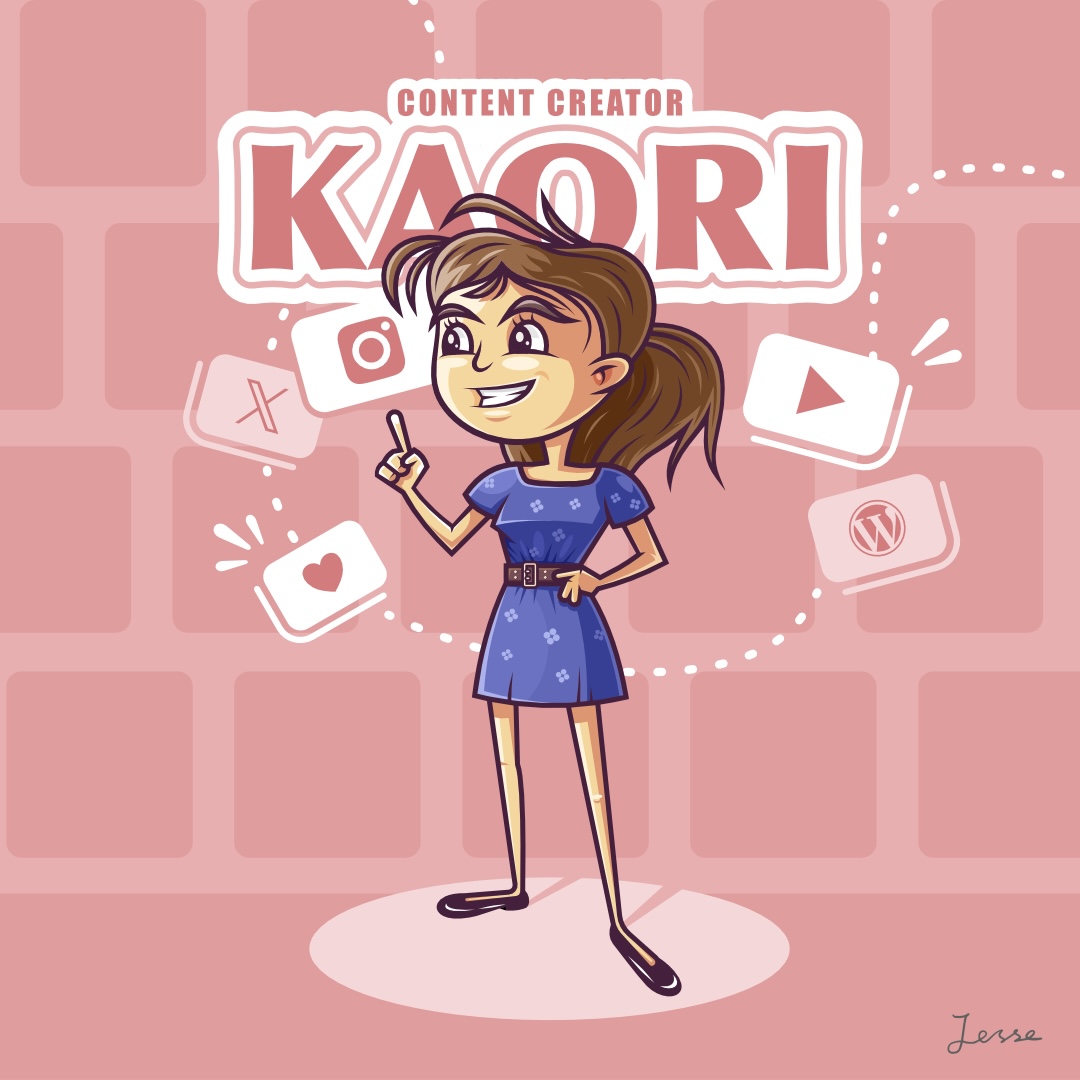 illustration of content creator