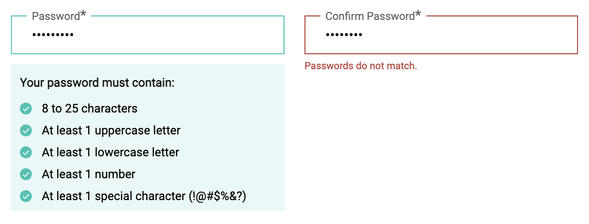 hard to toubleshoot without the option to reveal the password