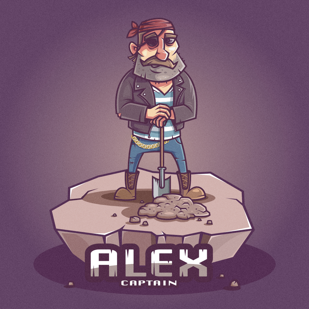 illustration of Gold Hunt: Captain Alex