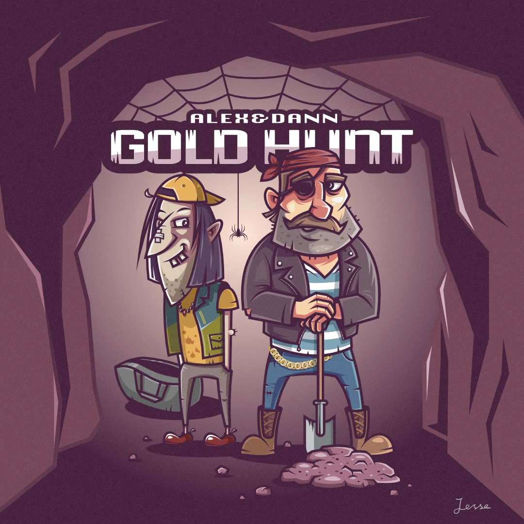 illustration of Gold Hunt: completed image